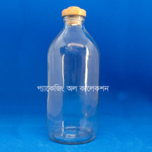 saline Glass bottle