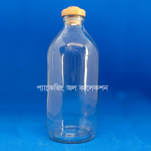 saline Glass bottle