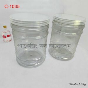 ওয়েফার প্লাস্টিক জার