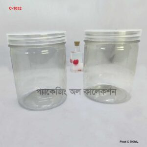 পিনাট সি ড্রাই ফুড প্লাস্টিক জার
